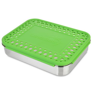 Buy Lunchbots Medium Stainless Steel Trio Bento Box Green Dots At Well