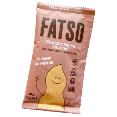 Buy Fatso High Performance Crunchy Salted Caramel Peanut Butter Sample