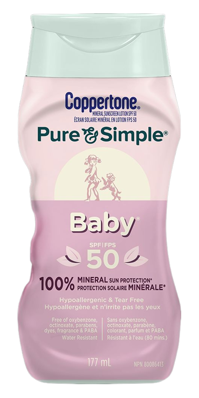 Buy Coppertone Mineral Sunscreen Lotion Pure Simple Baby Spf At