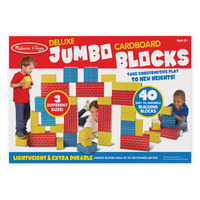 Melissa & Doug Deluxe Jumbo Cardboard Blocks