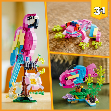 Buy LEGO Creator Exotic Pink Parrot At Well Ca Free Shipping 35 In