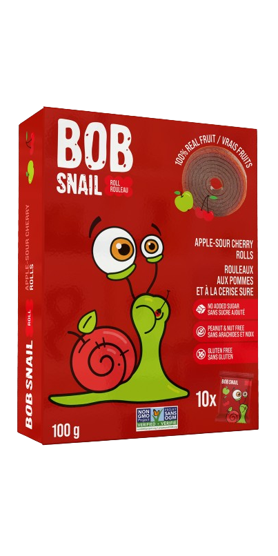 Buy Bob Snail Fruit Rolls Apple Sour Cherry At Well Ca Free Shipping