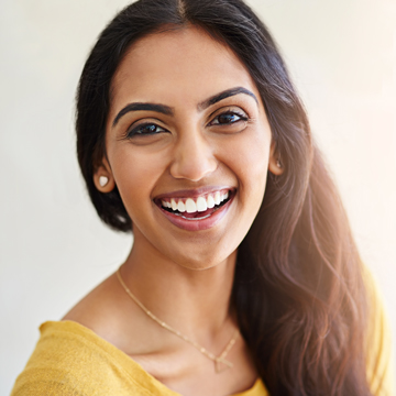 woman smiling