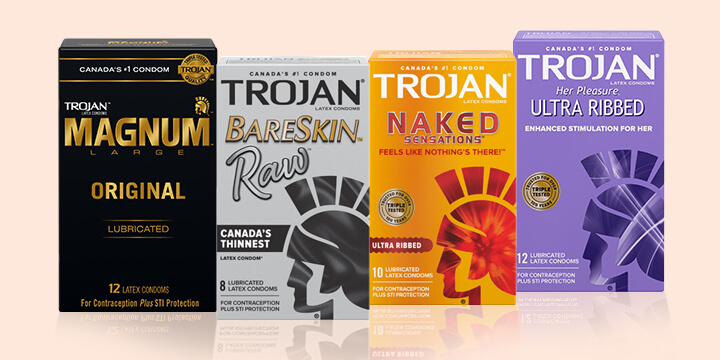 Trojan condom products