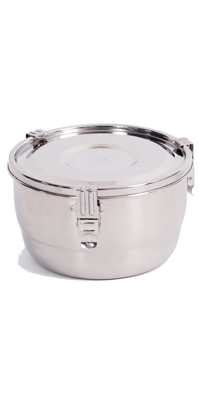 Buy Onyx 3 Clip Airtight Stainless Steel Food Storage Container 10 Cm