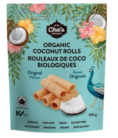 Cha's Organics Organic Coconut Rolls Original