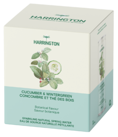 Harrington Sparkling Natural Spring Water Cucumber & Wintergreen
