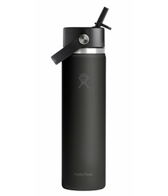 Hydro Flask Wide Mouth Flex Straw Cap Black