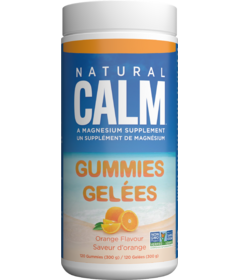 Natural Calm Magnesium Gummies Orange 