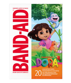 Band Aid Adhesive Nickelodeon Dora First Aid Bandages 