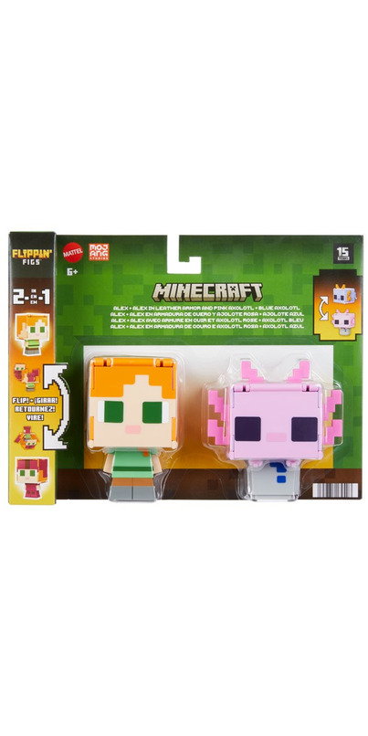 Buy Minecraft Flippin' Figs Alex and Axolotl at Well.ca | Free