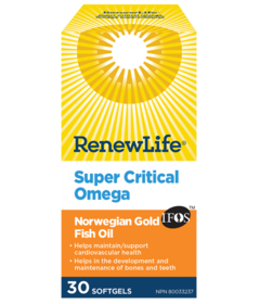 Renew Life Super Critical Omega Norwegian Gold Fish Oil