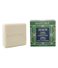 Maroma Men Aromatic Face & Body Soap Tonka Vetiver