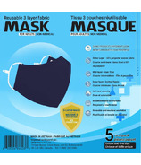 Sequence Health Ltd. Masque pour adultes bleu