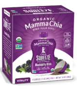 Mamma Chia Organic Chia Squeeze Blackberry Bliss (en anglais)