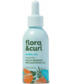 image of flora & curl Scalp Refresh Pre-Shampoo Oil Coconut Mint with sku:340787