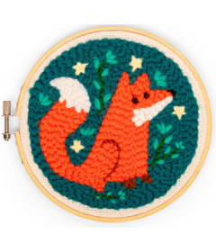 Kikkerland Punch Needle Kit Fox