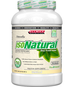 Allmax IsoNatural Whey Protein Isolate Vanilla