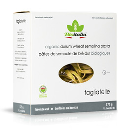 Bioitalia Organic Durum Wheat Semolina Pasta Tagliatelle