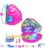 Polly Pocket Sloth Family 2-in-1 Compact Purse