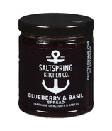 Salt Spring Kitchen Co. Pâte à tartiner les bleuets et le basilic