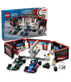 LEGO City F1 Garage & Mercedes-AMG & Alpine Cars Toy