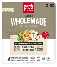 The Honest Kitchen Grain Free Fruit & Veggie Base Mix Recipe for Dogs