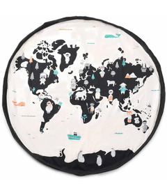 image of Play & Go Toy Storage Bag & Playmat World Map with sku:192788