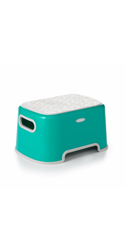 OXO Tot Step Stool - 7\" Boost With Non-Slip Surface & Handles (Gray)