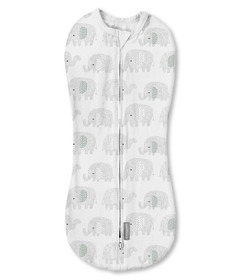 SwaddleMe by Ingenuity Pod Swaddle Scribble Elephant 1.0 TOG