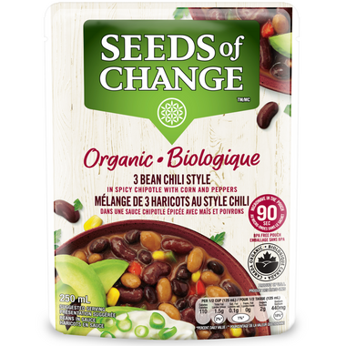 Seeds of Change 3 Bean Chili in Spicy Chipotle Seeds of Change 3 Bean Chili in Spicy Chipotle