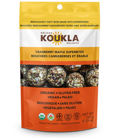 image of Koukla Delights Cranberry Maple Superbites with sku:167885