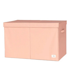 3 Sprouts Recycled Folding Toy Chest Solid Clay