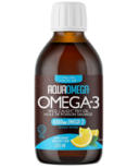 AquaOmega High EPA Oméga-3 Huile de poisson citron
