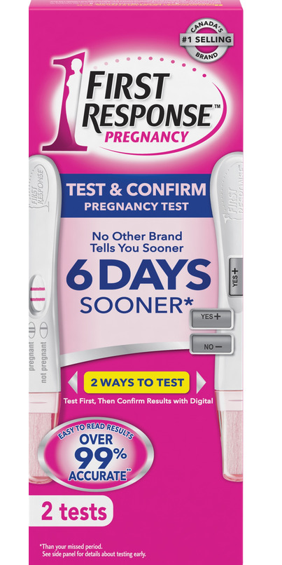 Buy First Response Test And Confirm Pregnancy Test At Well Ca Free Shipping 35 In Canada