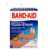 Band-Aid Tough Strips Finger Care