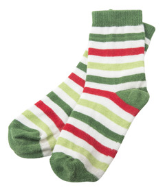 Hatley Little Blue House by Hatley Kids Socks Christmas Stripe