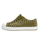 Native Shoes Kids Jefferson Green and Shell White