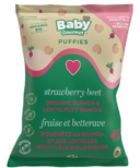 Baby Gourmet Puffies Probiotics Strawberry Beet Quinoa Puff Snacks