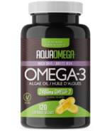 AquaOmega Standard Vegan Omega-3 SoftGels (gélules)
