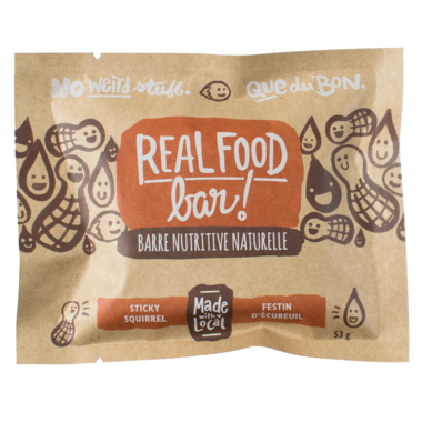 Made With Local Real Food Bar Sticky Squirrel Made With Local Real Food Bar Sticky Squirrel