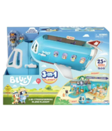 Coffret de jeu d'avion 3 en 1 Bluey 