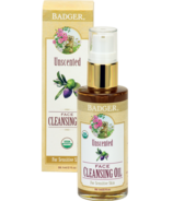 Badger Unscented Face Cleansing Oil For Sensitive Skin 
