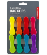 Kikkerland Rainbow Bag Clips