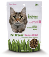 Pet Greens Semi-Moist Cat Treats with Turkey & Duck