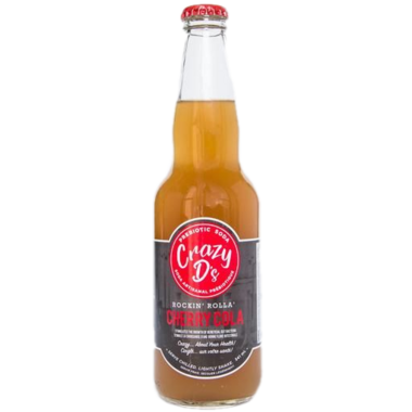 Crazy D\'s Prebiotic Soda Rockin\' Rolla Cherry Cola Crazy D\'s Prebiotic Soda Rockin\' Rolla Cherry Cola