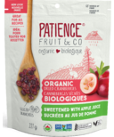 Patience Fruit & Co. Organic Dried Cranberries Sweetened with Apple Juice