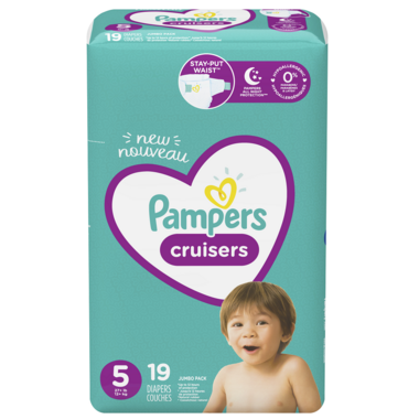 Pampers Diapers Size 5, 128 Count - Cruisers Disposable Baby Diapers,  (Packaging May Vary) : : Baby
