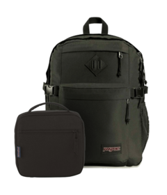 Jansport Black Backpack & Lunch Bag Bundle