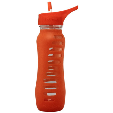 Eco Vessel Surf Sport Recycled Glass Water Bottle Orange Slice Eco Vessel Surf Sport Recycled Glass Water Bottle Orange Slice